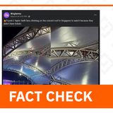 FACT CHECK: Fans did not climb up Singapore stadium roof for Taylor Swift concert