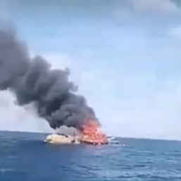 23 fishermen rescued as fishing vessel sinks after mysterious fire