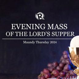LIVESTREAM: Evening Mass of the Lord’s Supper | Maundy Thursday 2024