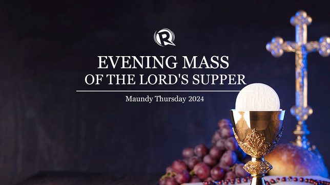 LIVESTREAM: Evening Mass of the Lord’s Supper | Maundy Thursday 2024