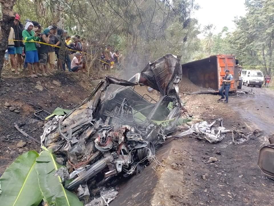 At least 17 burn to death, 4 others hurt in Cotabato road mishap 