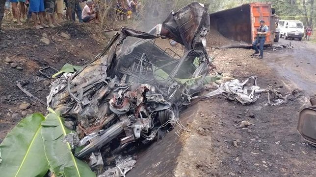 At least 17 burn to death, 4 others hurt in Cotabato road mishap 