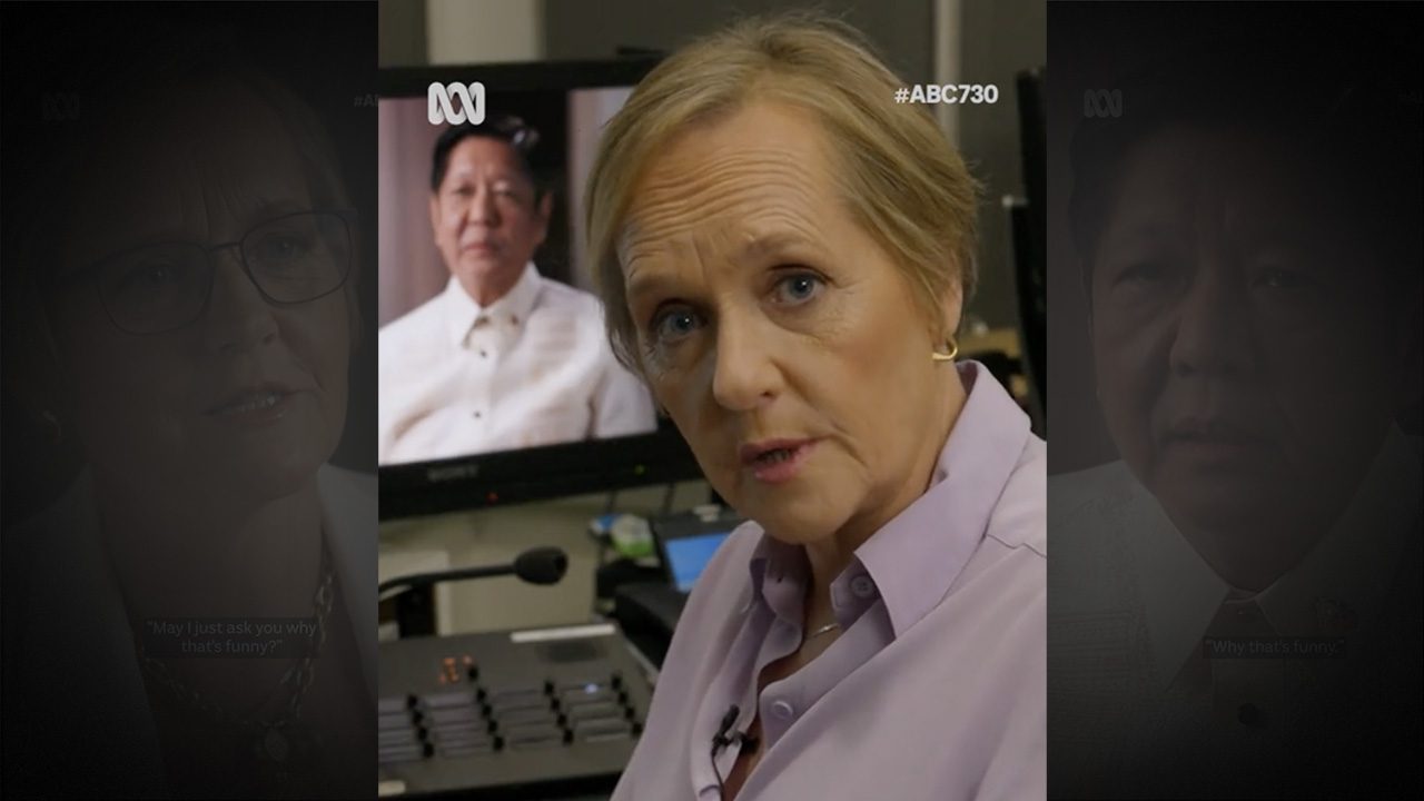 Aussie anchor who interrogated Marcos said staff tried to stop interview