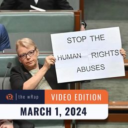 Australian senator censured for protesting vs Marcos | The wRap