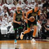 Red-hot White powers Celtics past Heat with 38 points, 8 threes; Porzingis goes down anew