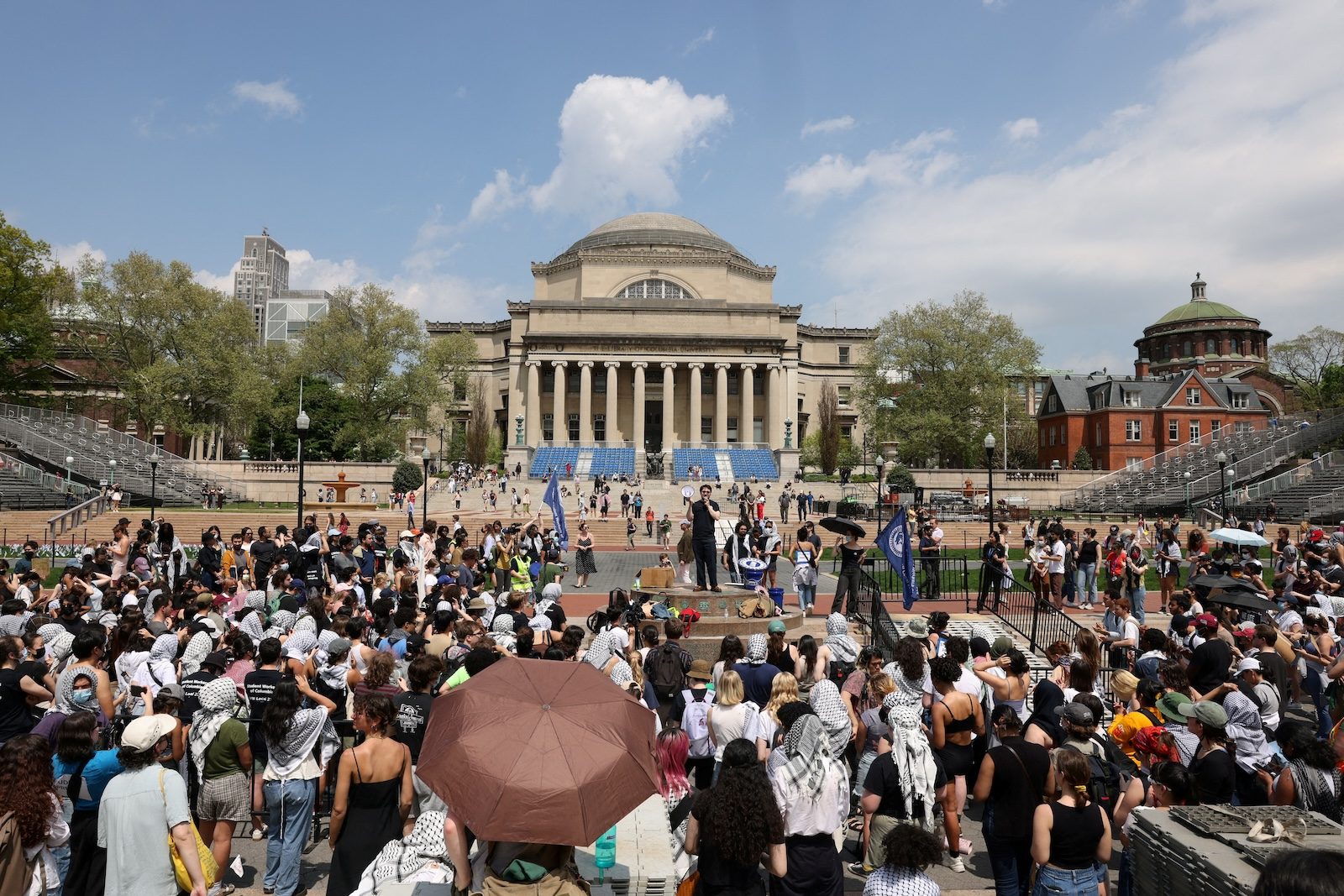 Columbia begins suspending protesters after encampment talks break down