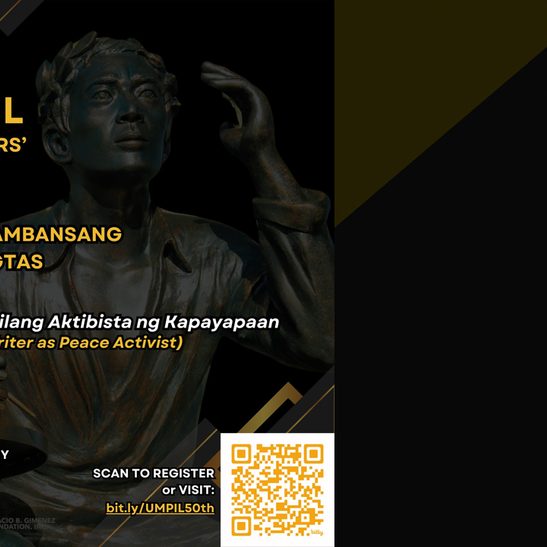 Unyon ng mga Manunulat sa Pilipinas to hold 50th National Writers’ Congress on April 27