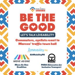 Be The Good: Commuters, cyclists watch and weigh in on Marcos’ traffic town hall