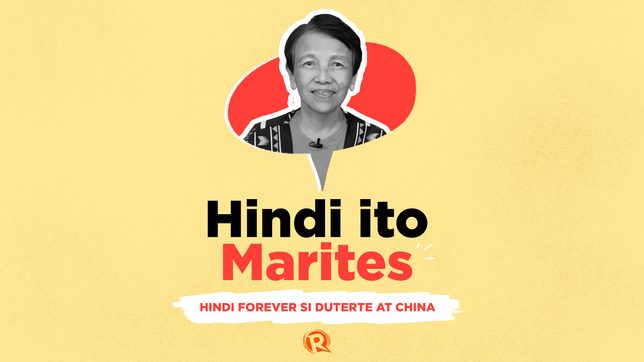 Hindi Ito Marites: Duterte’s ‘gentlemen’s agreement’ with China