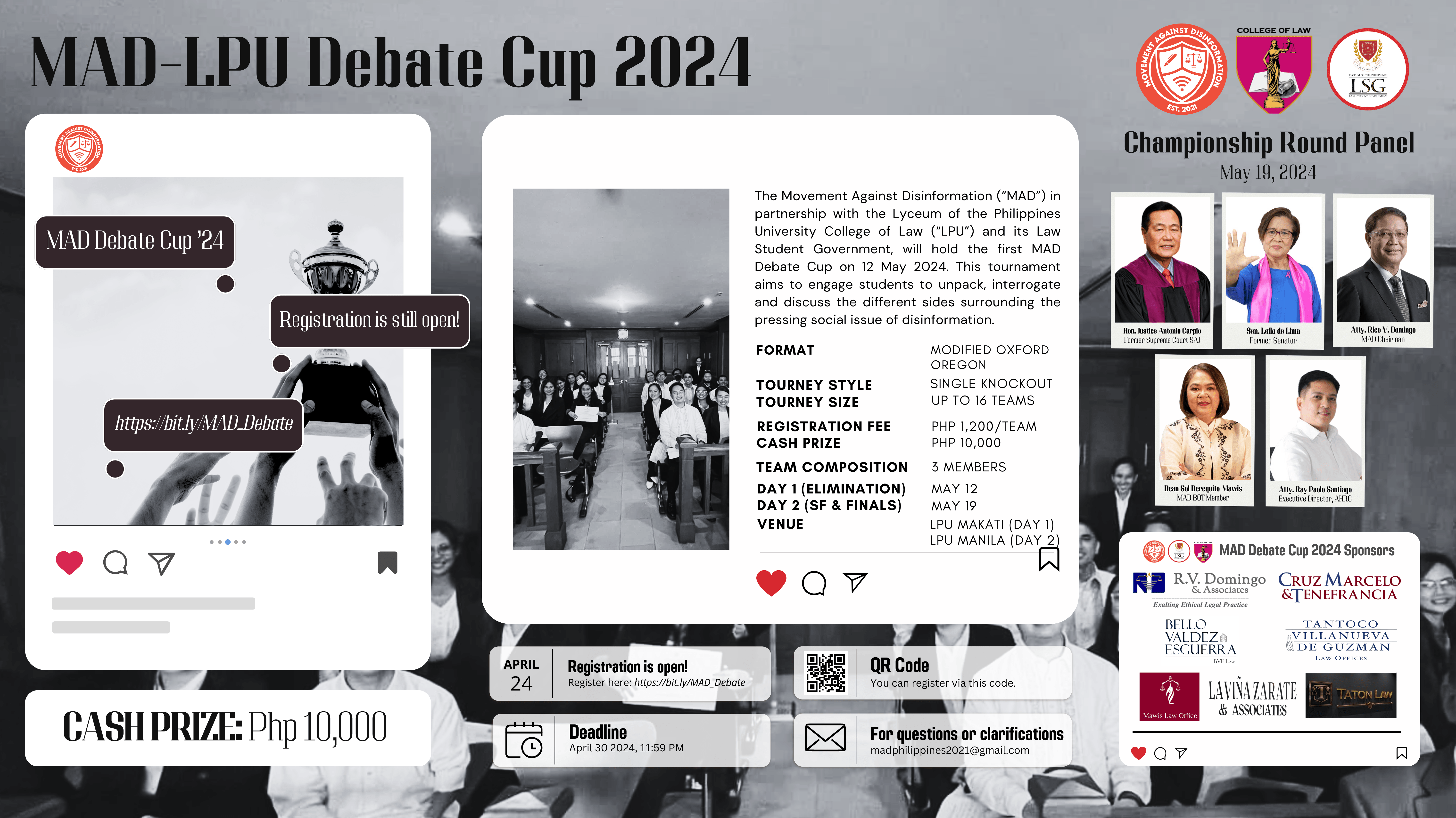 Call for participants: MAD Debate Cup 2024