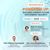 [ROUNDTABLE SERIES] Powering up: Building a bright future with energy security