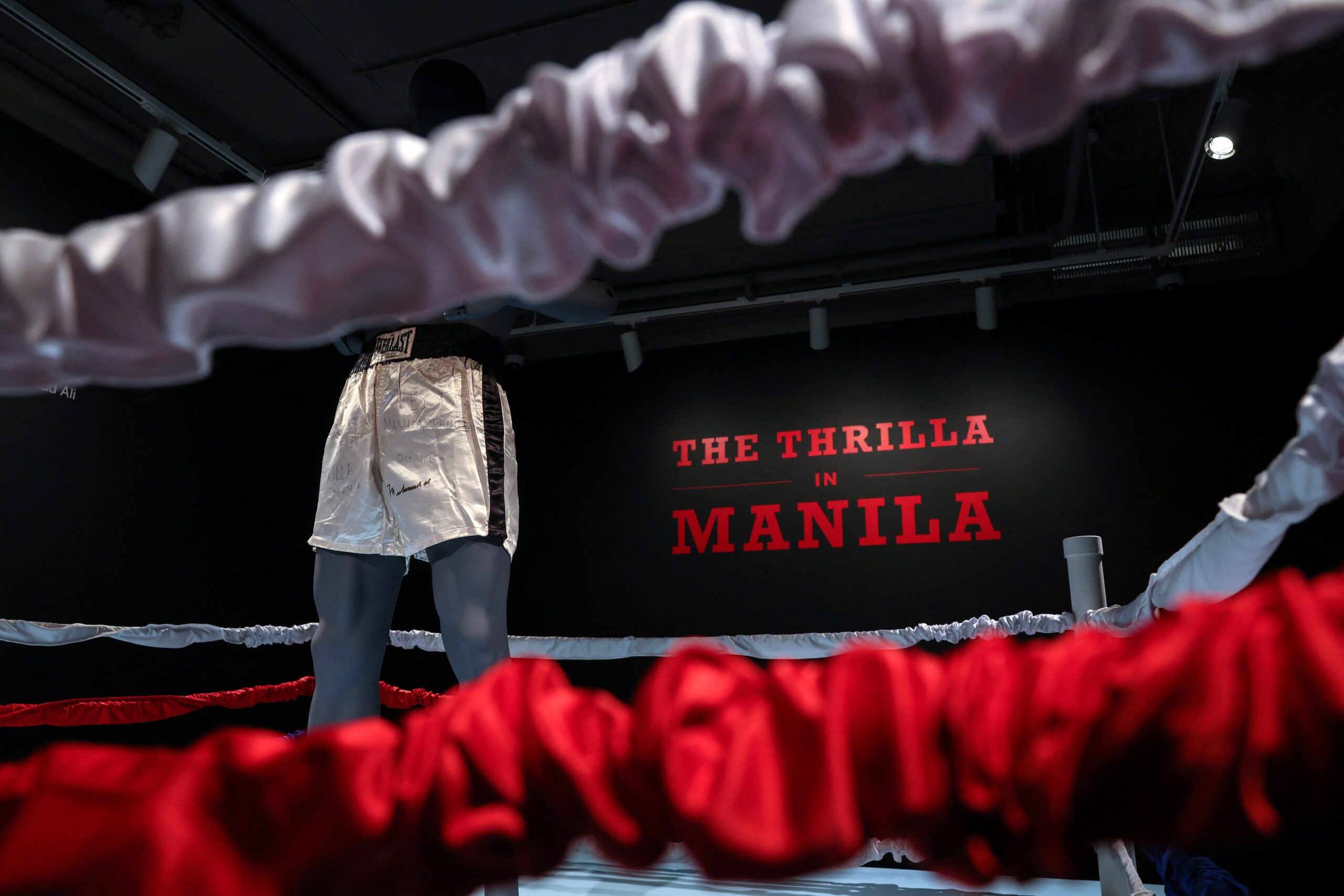 Ali’s ‘Thrilla in Manila’ trunks poised to sell for $6 million at auction