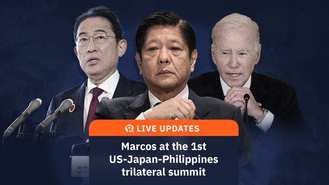 LIVE UPDATES: Marcos at the 1st US-Philippines-Japan trilateral summit