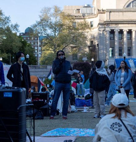 For some Columbia students, protest encampment is living history lesson
