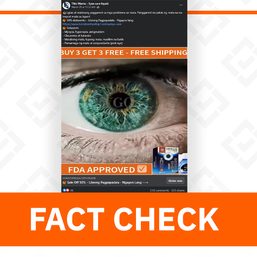 FACT CHECK: ‘Cure’ for eye conditions not approved by Doc Willie Ong, FDA