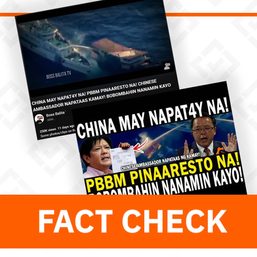 FACT CHECK: No arrest order vs China over coral reef damage