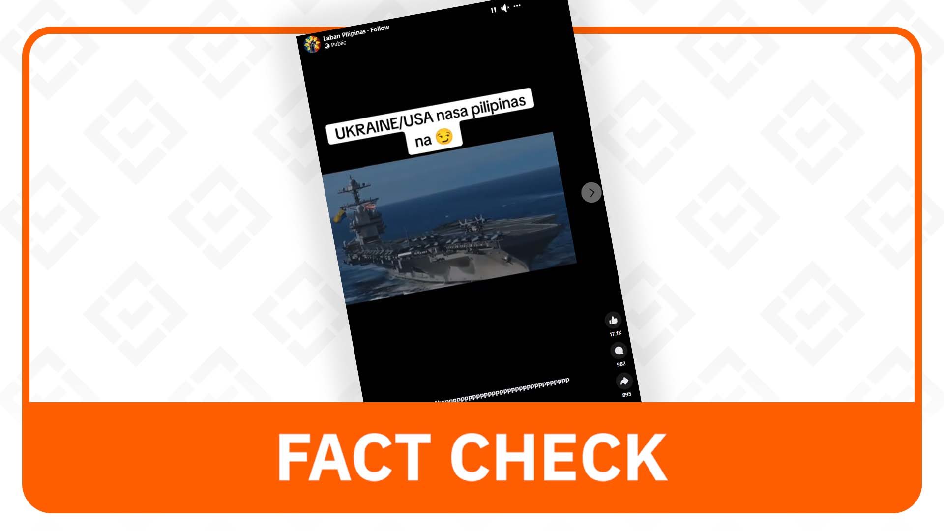 FACT CHECK: No US, Ukraine aircraft carriers in PH