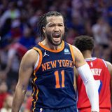 Jalen Brunson sets franchise playoff record as Knicks edge 76ers for 3-1 lead