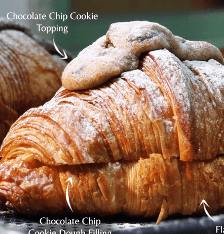 Dough not miss out! These ‘crookies’ are a croissant and chocolate chip cookie in one