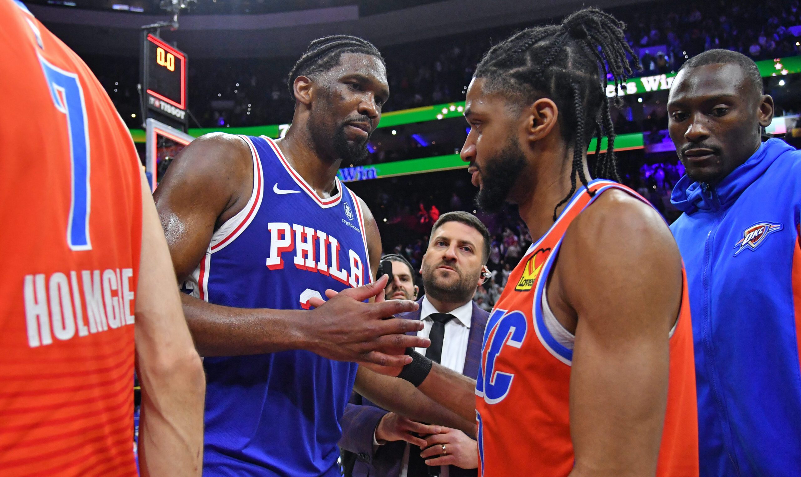 Back in form: MVP Embiid returns as Sixers hold off Thunder 