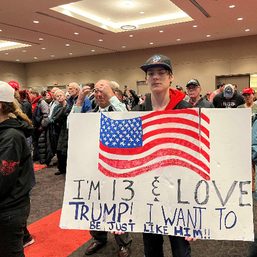 In chance for Trump, youth at rally see him as answer to economic woes