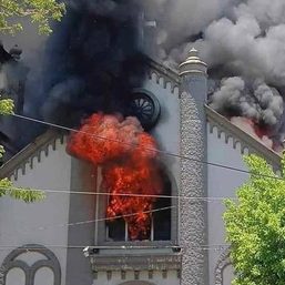 Fire engulfs 17th-century Isabela church during renovation