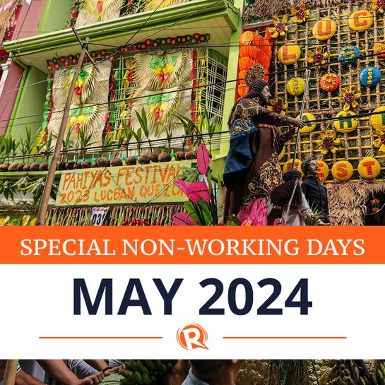 LIST: May 2024 special non-working days in PH provinces, cities, towns