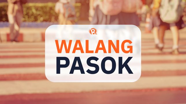 #WalangPasok: Class suspensions, Friday, April 26, 2024
