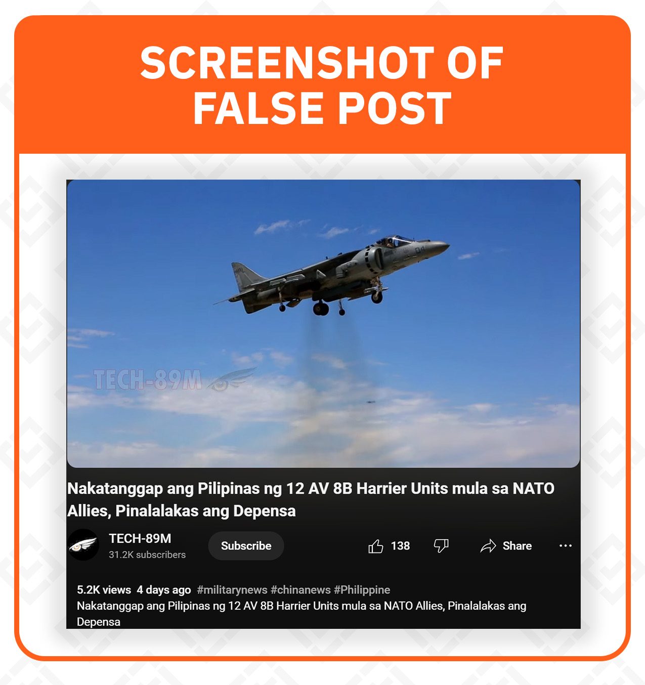 FACT CHECK: PH did not receive 12 AV-8B Harrier aircraft from NATO allies 
