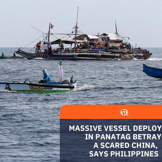 [WATCH] Massive vessel deployment in Panatag betrays a scared China, says Philippines