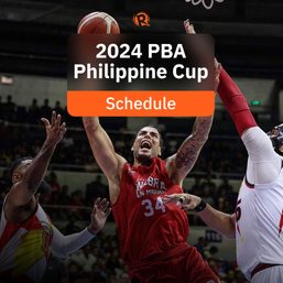 GAME SCHEDULE: PBA Philippine Cup semifinals