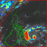 Low pressure area develops into Tropical Depression Aghon
