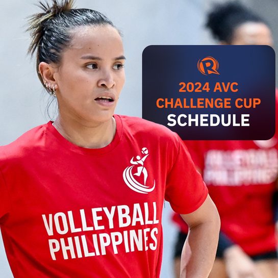 GAME SCHEDULE: Philippine women’s volleyball team in AVC Challenge Cup 2024