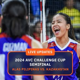 LIVE UPDATES: Alas Pilipinas vs Kazakhstan, 2024 AVC Challenge Cup semifinal – May 28