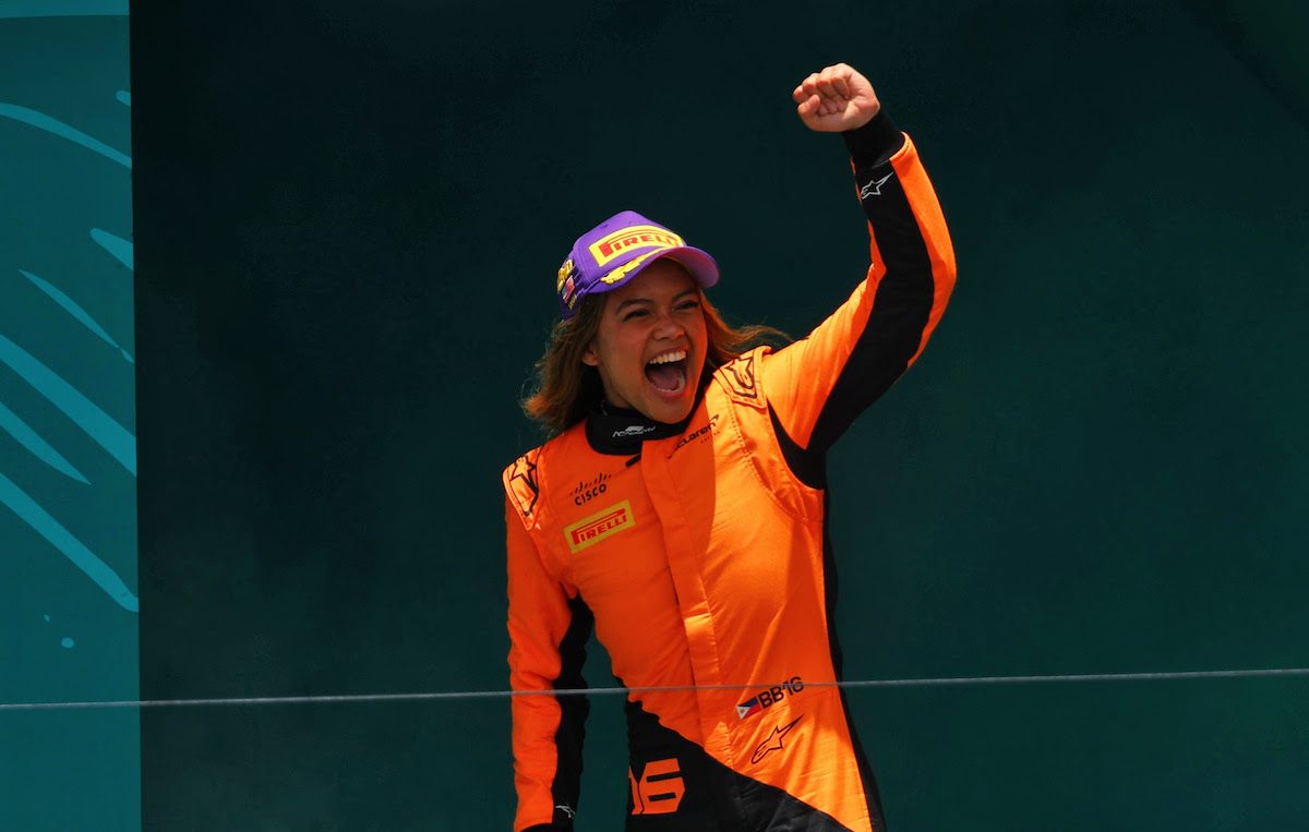 Steadily improving, Bianca Bustamante earns maiden podium finish in 2024 F1 Academy