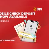 New BPI BizLink app facility now allows corporate clients to deposit checks via mobile