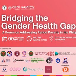 UP-CIFAL PH hosts forum on period poverty, gender health gap