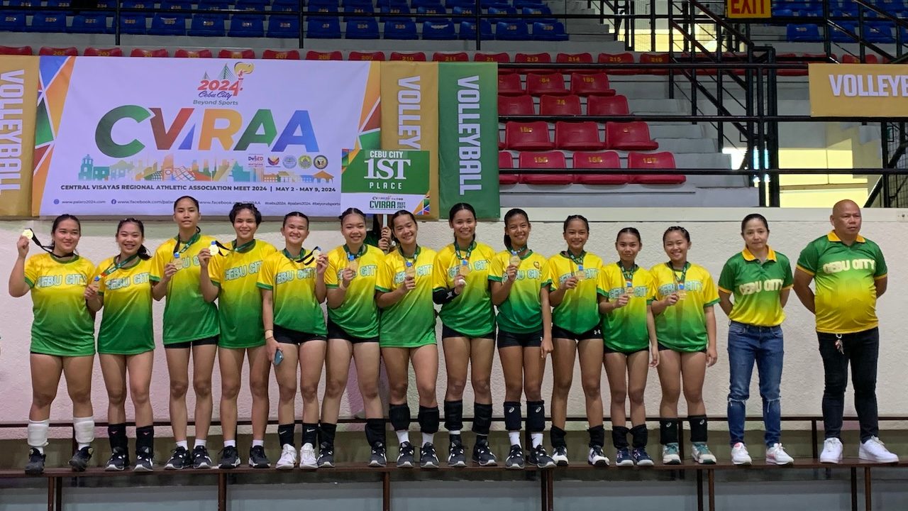 Eyes on the goal: Cebu City snags CVIRAA 2024 win in secondary girls volleyball