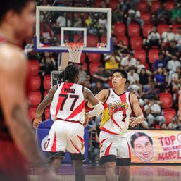 Unbeaten San Miguel gifts Arwind Santos not only jersey retirement but also win