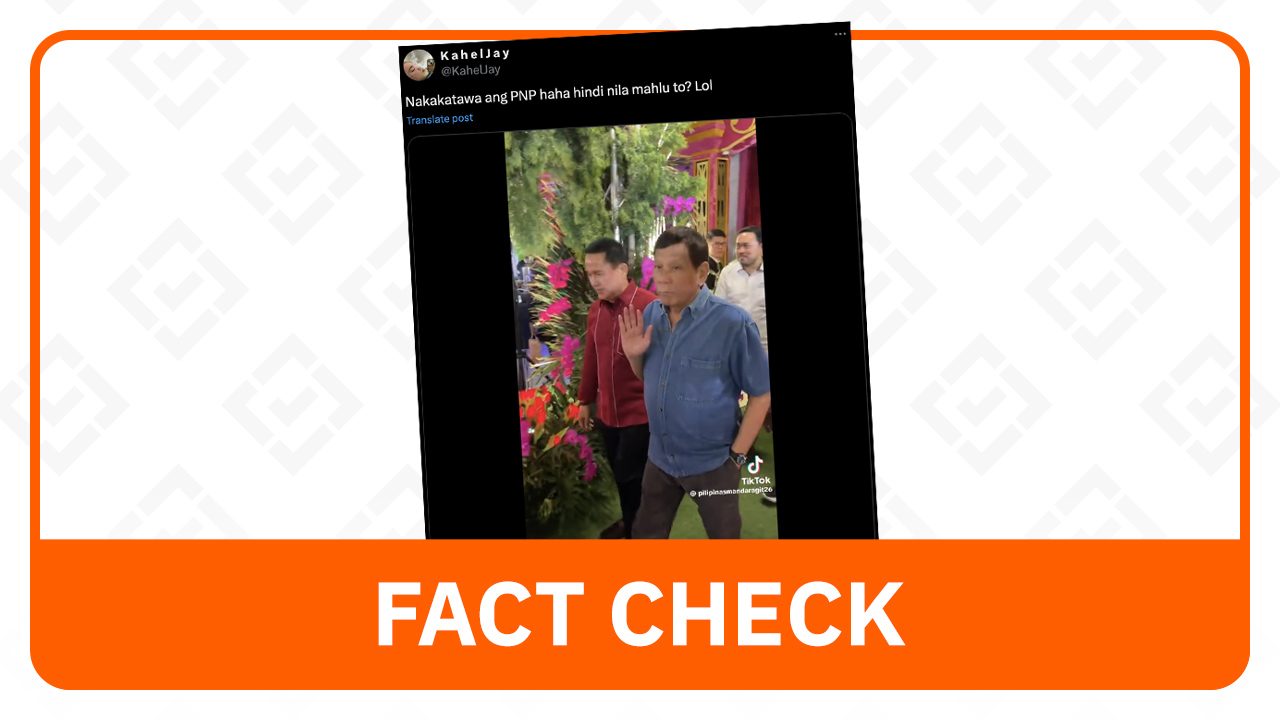 FACT CHECK: Video of Duterte attending Quiboloy’s birthday is from 2023