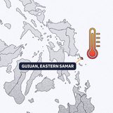 Sizzling streak: Guiuan heat index hits 55°C, 54°C levels