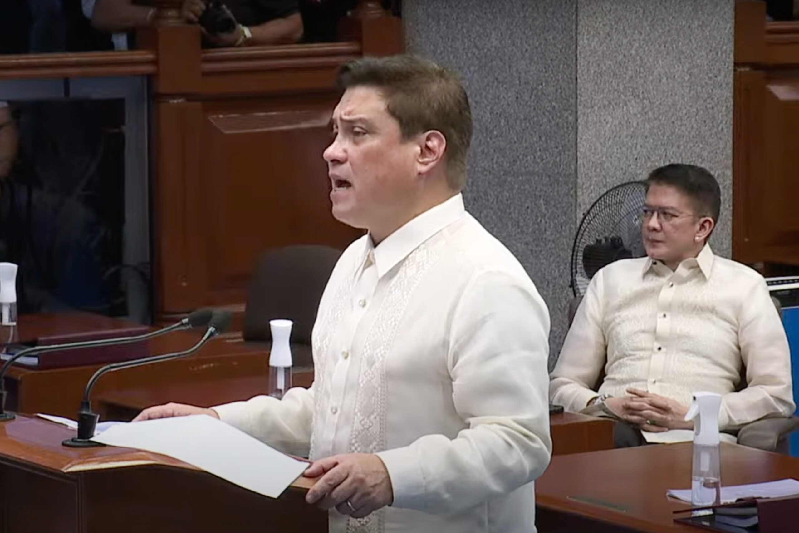 Zubiri ‘dumbfounded’ by Dela Rosa’s vote to oust him