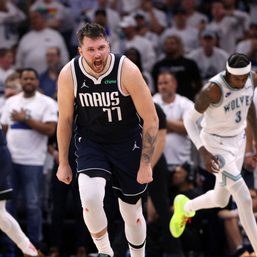 Like a relay: Luka, Kyrie help Mavs take down Wolves in Game 1