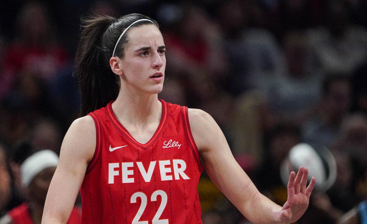 Caitlin Clark shakes off hard foul from Angel Reese in Fever win