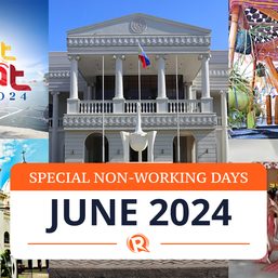 LIST: June 2024 special non-working days in PH provinces, cities, towns