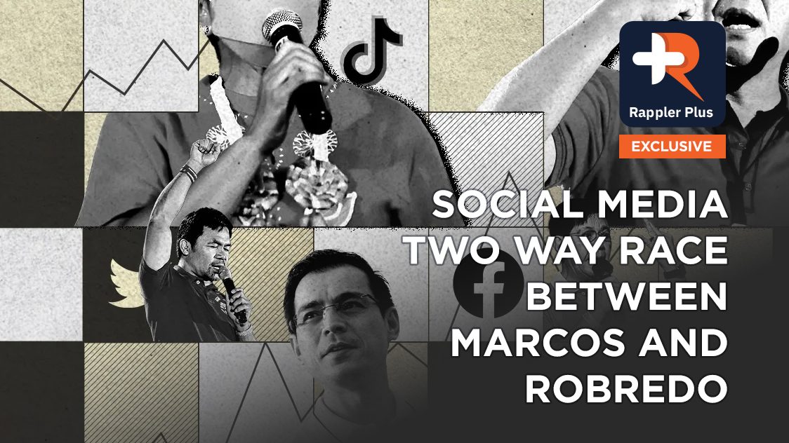 social media two way presidential race between marcos robredo