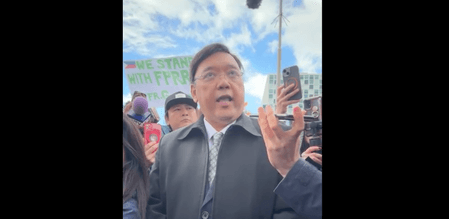 Harry Roque bubbles in The Hague: 'I'm not sure what will happen now'