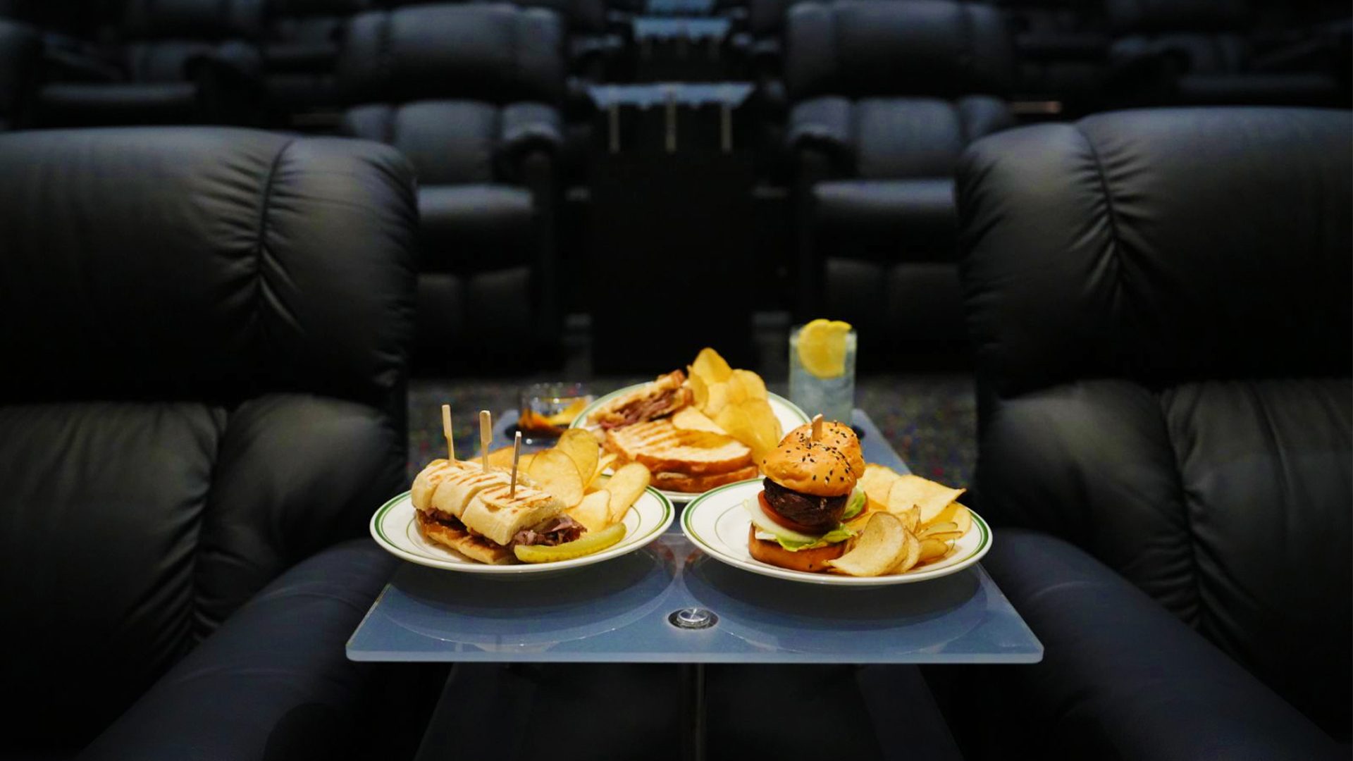 No movie popcorn? At Wolfgang's Premiere Lounge, it’s all good