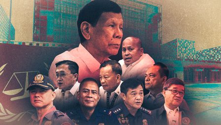 The ICC names Dela Rosa, Bong Go, Aguirre among the 8 Duterte characters.