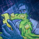 AI vomits stupid things. And we catch them with our mouths wide open.